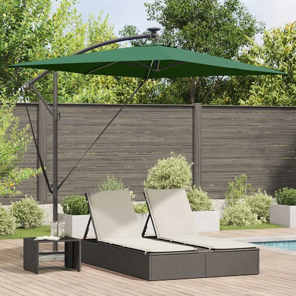 Ombrellone Verde 294 x 200 x 270 cm Poliestere e Alluminio 42003392