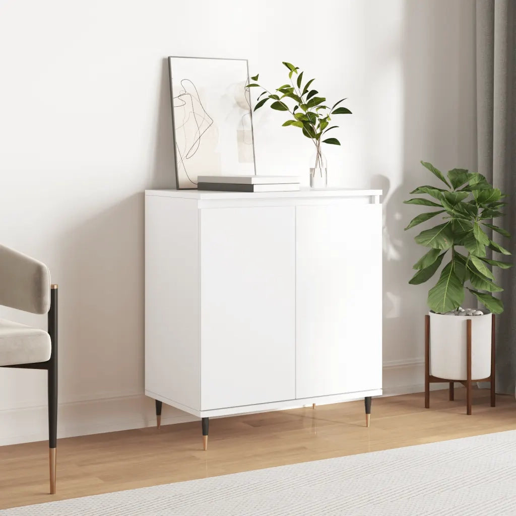Credenza | Madia | Buffet da pranzo | Armadio da pranzo Bianca 60x35x70 cm in Legno Multistrato