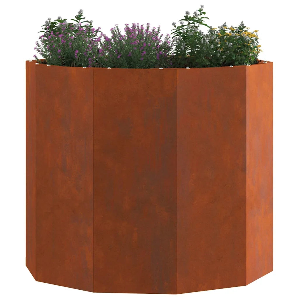 Fioriera Ruggine-Vaso-Contenitore per Piante 60 x 60 x 50 cm