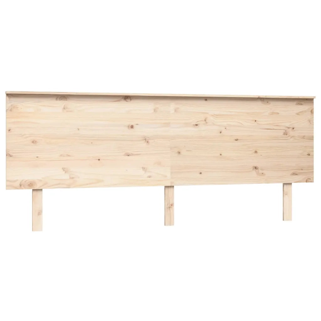 Testiera per Letto 204x6x82,5cm Legno Massello di Pino
