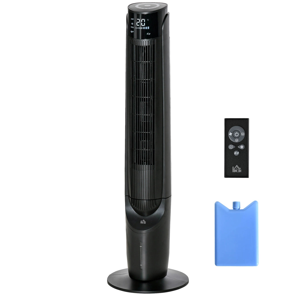 Ventilatore colonna ¨C Zephmum ¨C Nero, telecomando, 4 modalit¨¤, 3 velocit¨¤, oscillante