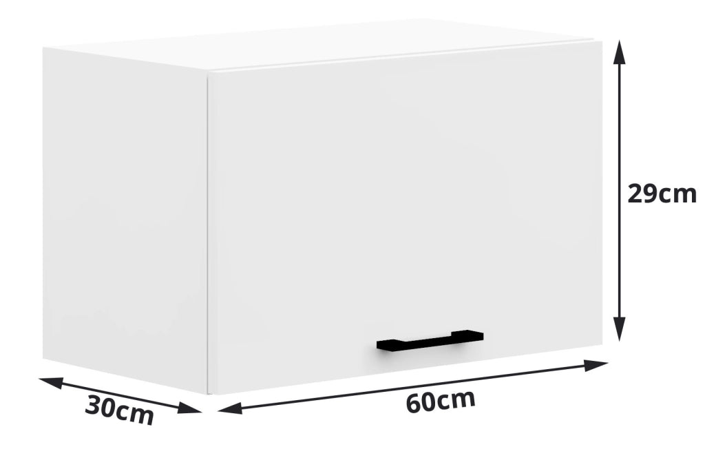 Mobile da cucina pensile sottopensile sistema AKORD OLIWIA Bianco 60 cm 1 anta 60x30x29 cm