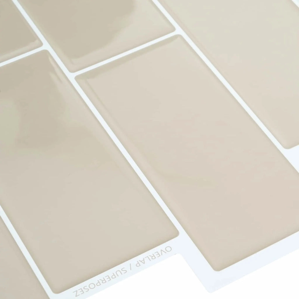 Piastrella subway 10 pz Beige 29 x 21 cm Poliuretano e PET CFW1511625