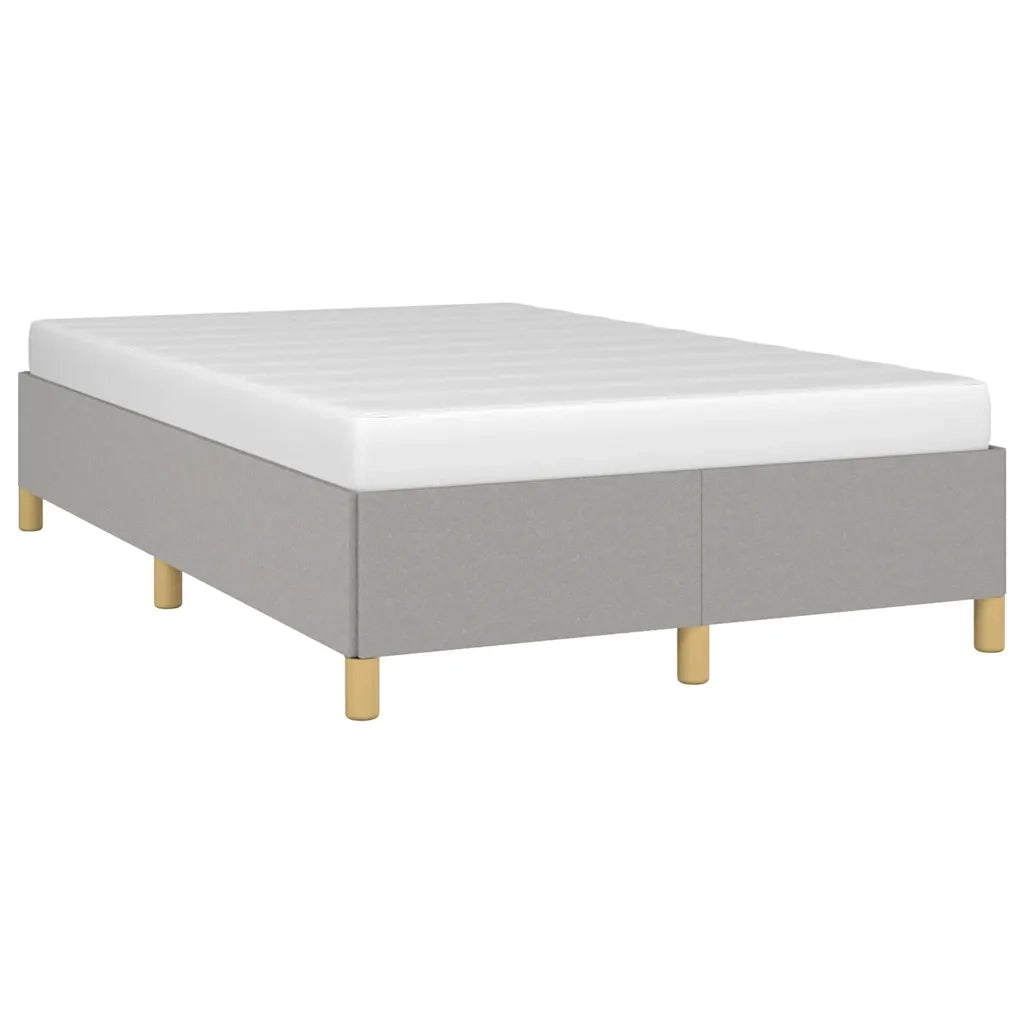 Giroletto senza Materasso Grigio Chiaro 120x190 cm in Tessuto 3269638