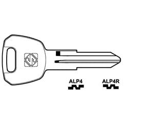CHIAVI PER CILINDRI ALPHA 5 SPINE PICCOLE- - ALP4R SX - 10 pezzi SILCA
