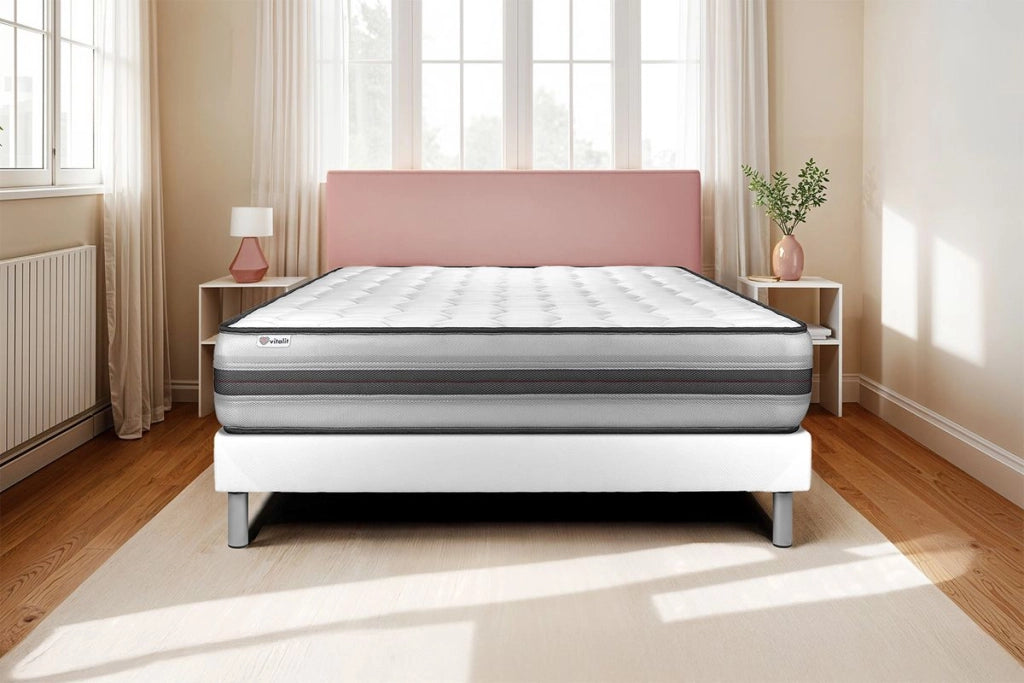 Materasso 180x220cm a molle insacchettate e memory foam - Vitalpower Recover