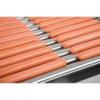 Macchina professionale per hot dog in acciaio inox 20 salsicce 2.200 watt 3614096