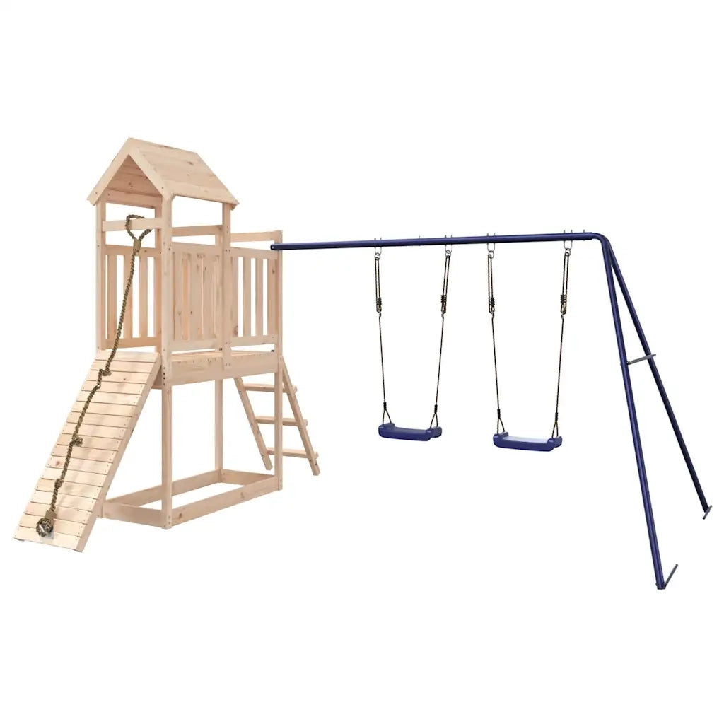 Set da Gioco da Esterno in Legno Massello di Pino 3155873