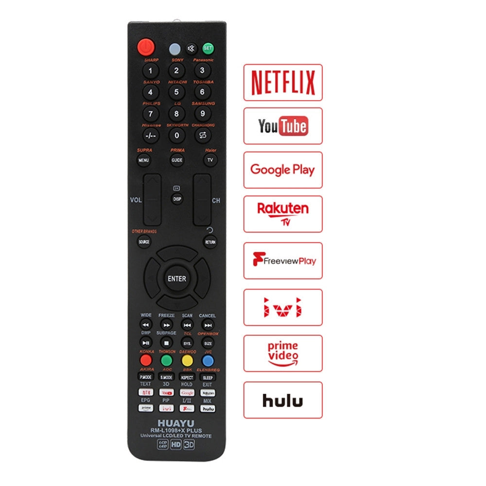 Trade Shop - Telecomando Rm-l1098+x Plus Universale Smart Tv Per Samsung Lg Sony Philips Sharp -