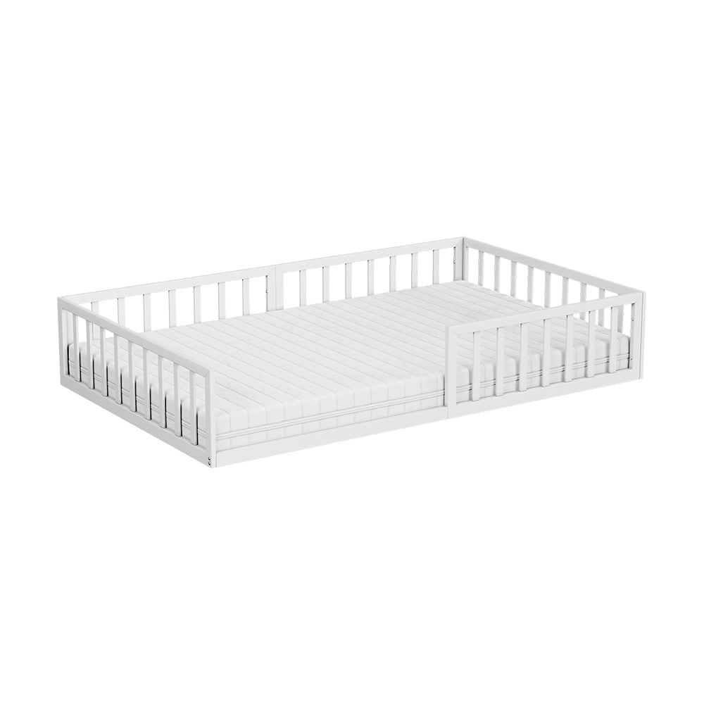 Vitalispa Letto per bambini Bianco 120x200 con materasso