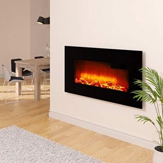 Caldaia elettrica stufa a sfera - 13,5D x 66B x 43H cm - Nero - 900 W/1800 W