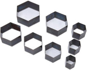 Set di Snidatoi in Cuoio - 8 Pezzi - Acciaio di Carbone - Forma a Sei Angoli - Duraturo - Per Attività DIY
