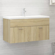 Mobile con Lavabo Integrato Rovere Sonoma in Legno Multistrato 3071291
