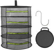 Raccoglitore di erbe 4 strati - Raccoglitore di erbe pieghevole - Materiale resistente all'usura - Ideale per erbe/fiori - Perfetto per giardinieri - Stabilità a pieno carico - Asciugacapelli per piante