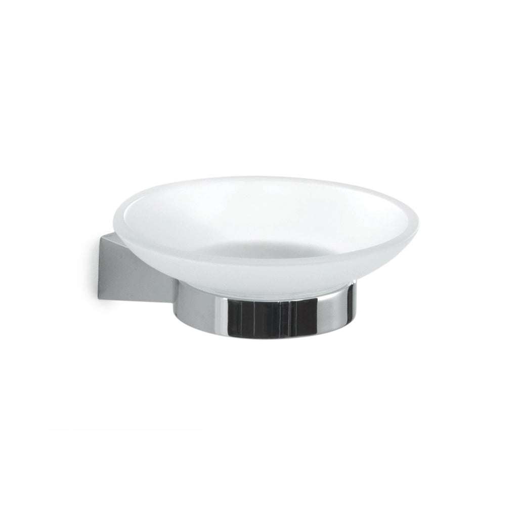 Portasapone da muro in acciaio inox e Cromall TN11 Gedy serie TONALE Cromato