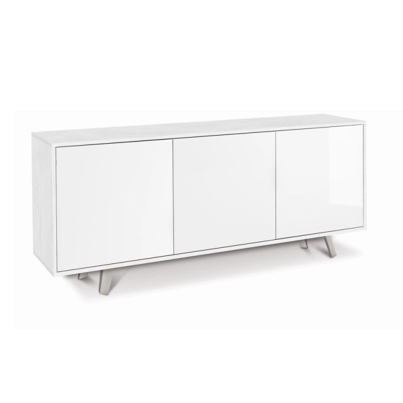 Madia tre ante Bianco Ossido Lucido 177x41x h74 cm