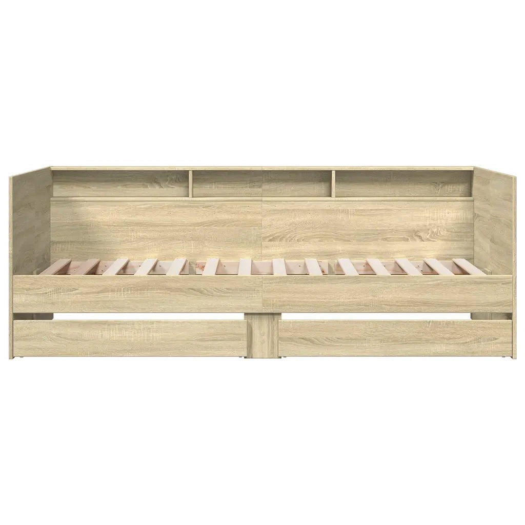 Divano Letto con Cassetti senza Materasso 90x190 cm 3280855