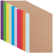 Notebook A5 20 pezzi - 60 pagine - 80gsm carta kraft - 14 x 21cm - legato - Ideale per appunti/disegni - Quaderno A5