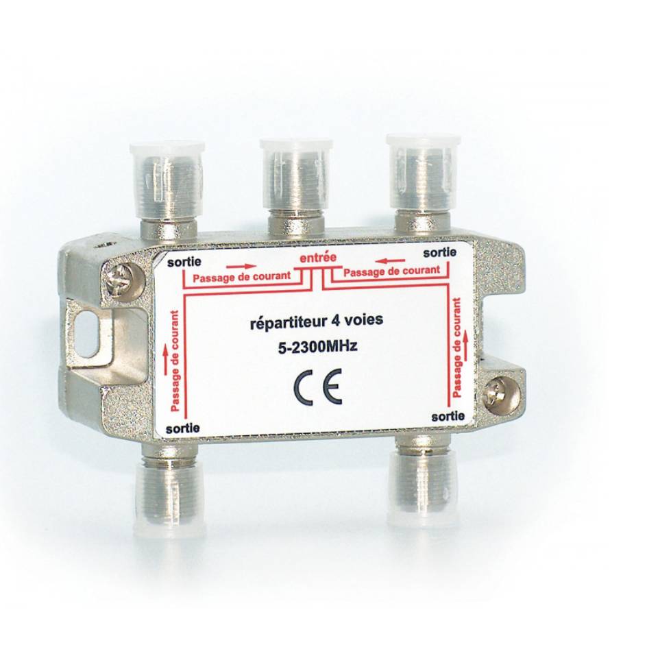 Partitore 4 Uscite 40-2150 Mhz