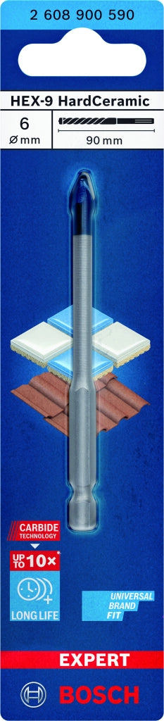Bosch PUNTA Expert HEX-9 HardCeramic Ø mm.12x90