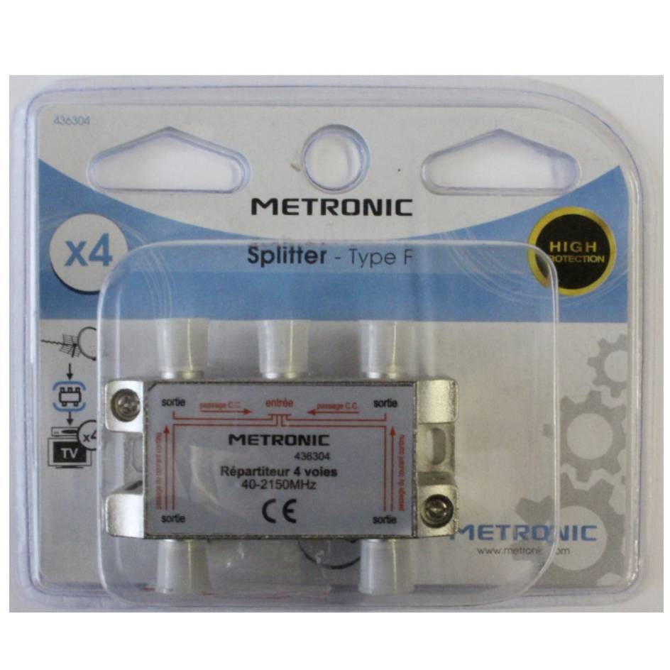 Partitore 4 Uscite 40-2150 Mhz