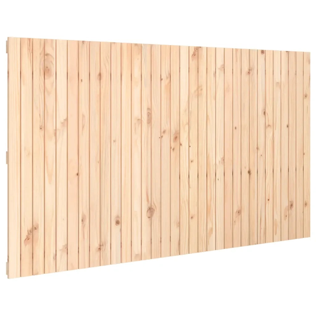 Testiera | Testata da Parete 204x3x110 cm in Legno Massello di Pino