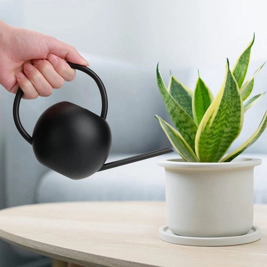 Mini Giardino Spruzzatore da 400 ml - Metallico - Indoor Outdoor - Nero