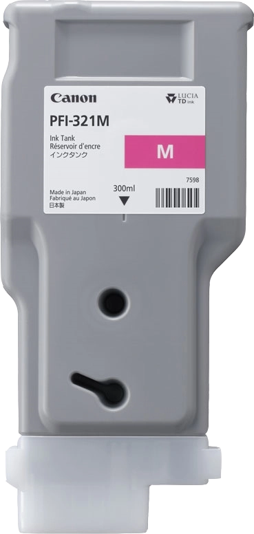 Canon PFI-321 M cartuccia d'inchiostro 1 pz Originale Resa standard Magenta