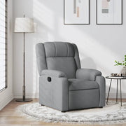 Poltrona reclinabile in Tessuto Grigio Chiaro 3206200