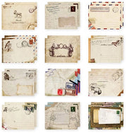 Enveloppe Miniature 72 pezzi - Enveloppe in Carta Kraft - Enveloppe Vintage - Carte da Auguri - Carte di Matrimonio - Lavori Artigianali - Carta di Alta Qualità - Buste da Lettere