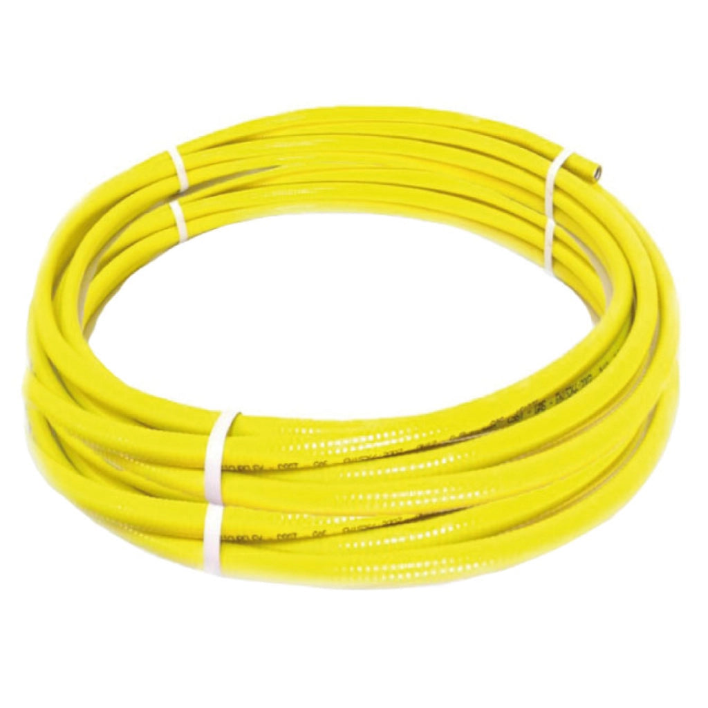 TUBO FLESSIBILE CORRUGATO IN ACCIAIO INOX RIVESTITO PER GAS - ø12 1/2-20 MT
