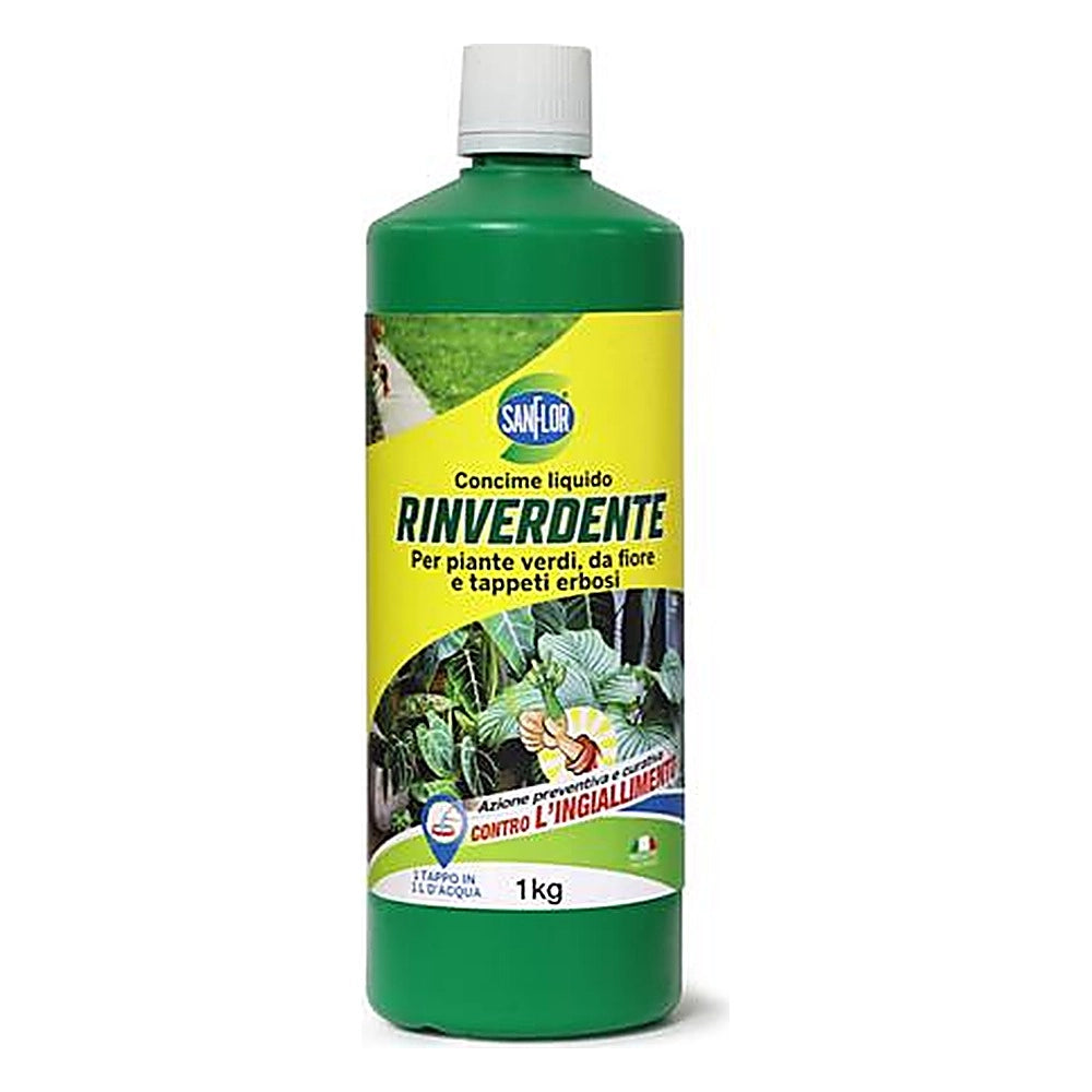 Concime liquido rinverdente con ferro 1 litro