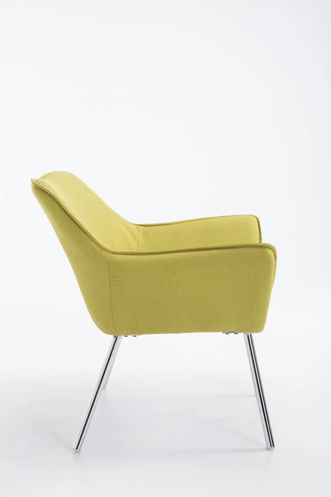 Poltroncina lounge Caracas in tessuto verde