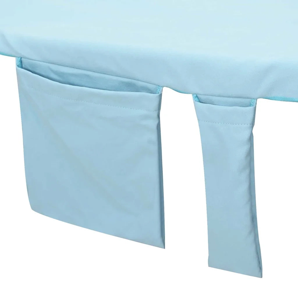 Asciugamani per lettino 2 pcs Blu 210 x 75 cm