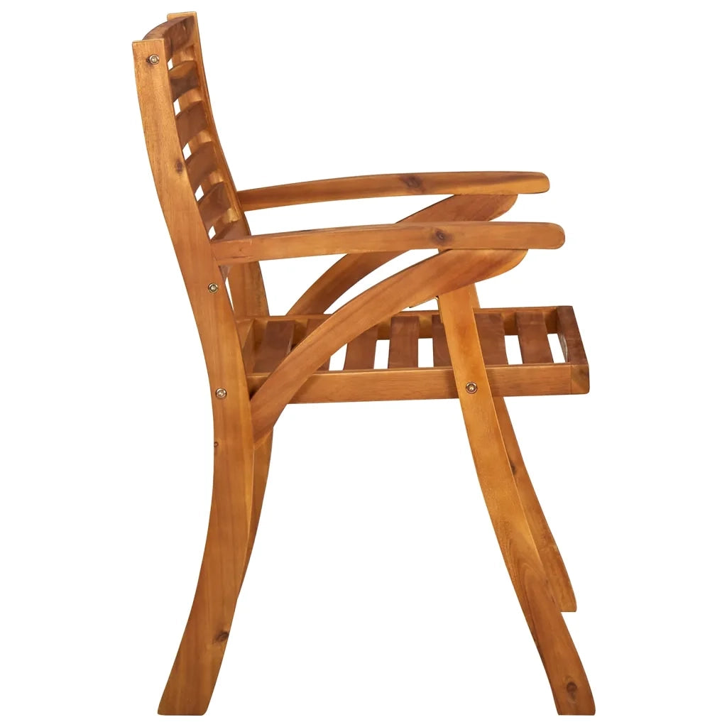 Sedie da Giardino con Cuscini 8 pz in Legno Massello di Acacia 3075220