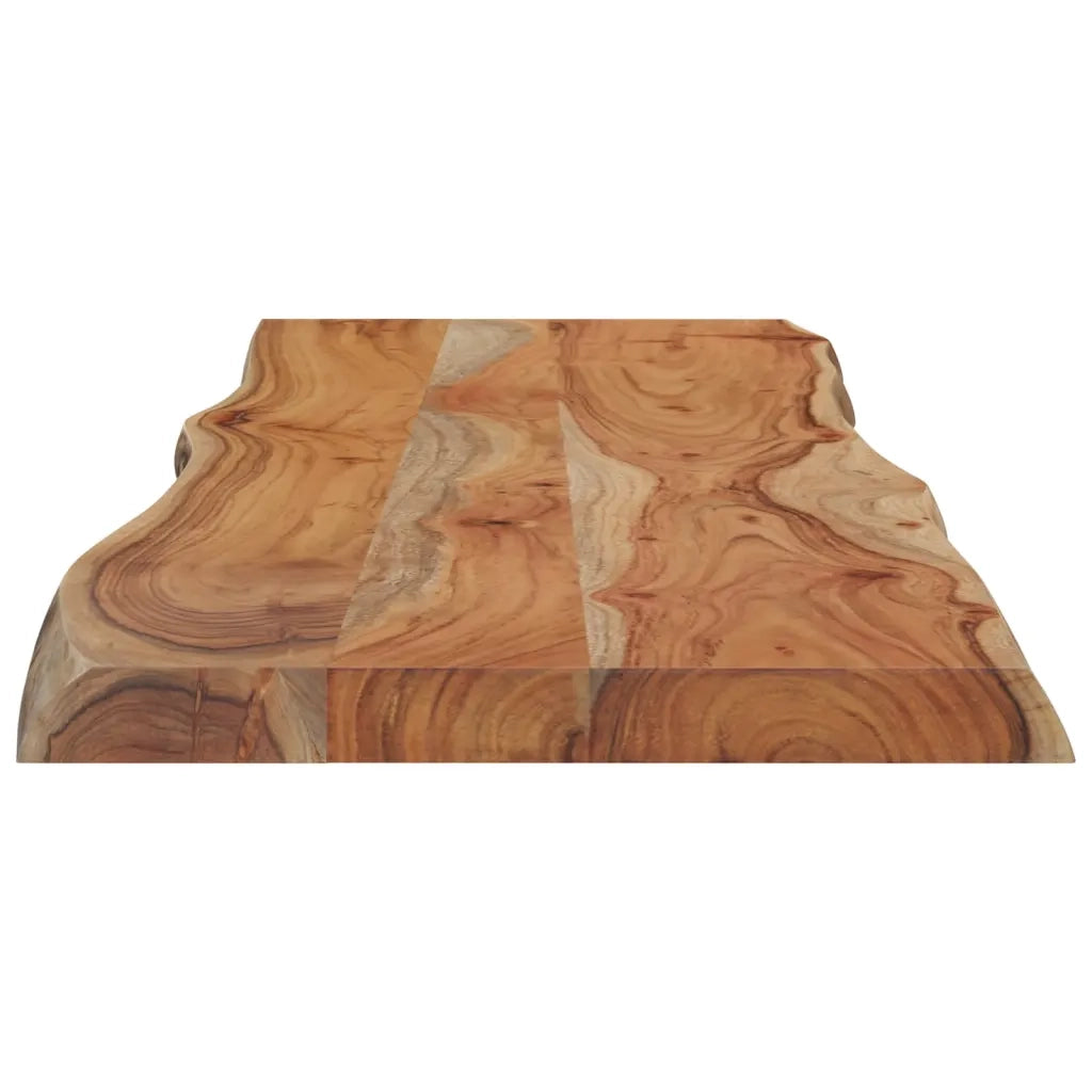 Piano Tavolo | Superficie Tavolo | Piano Scrivania 110x40x2,5 cm Rettangolare Legno Acacia Bordi Vivi