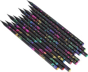 Set di 12 matite per disegno e schizzo con matite in legno di Blackwood e perline di vetro