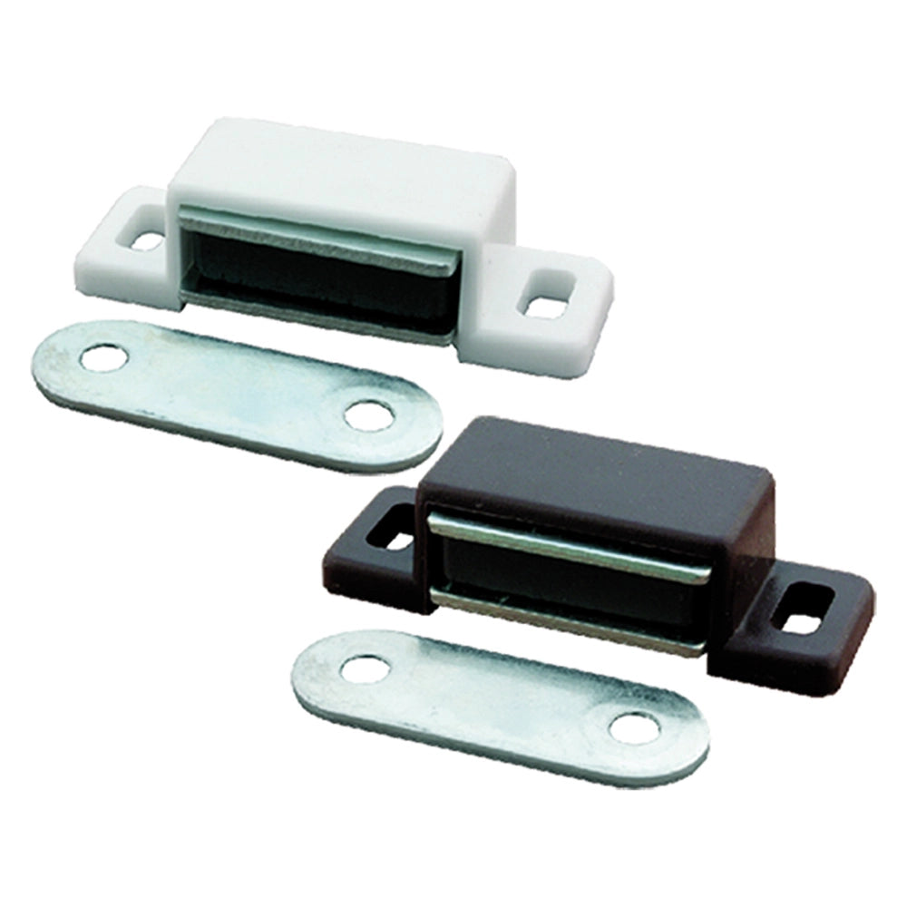 CHIUSURA MAGNETICA mm 15 x  48 bianco- 100 pezzi