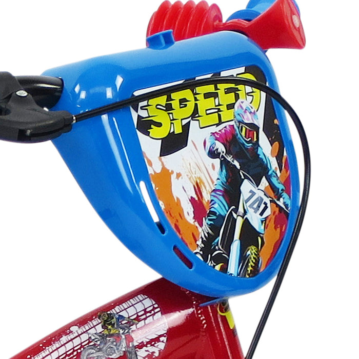 SCH SPEED 12", bicicletta per bambini, bici bambino, adatta a bambini tra i 3 e i 5 anni, per altezza tra 85 e 105 cm, c