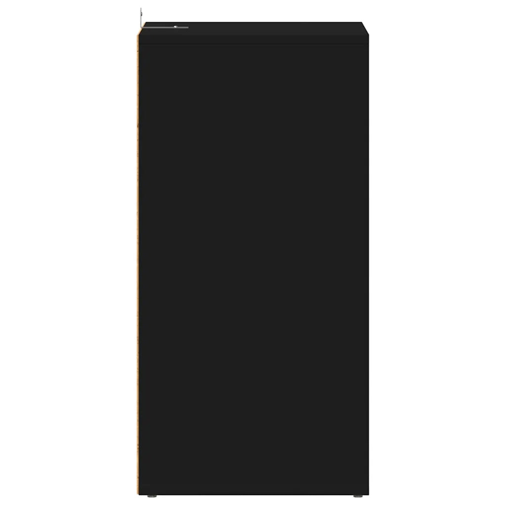 Scarpiera Nera 31,5x35x70 cm in Truciolato cod mxl 46690