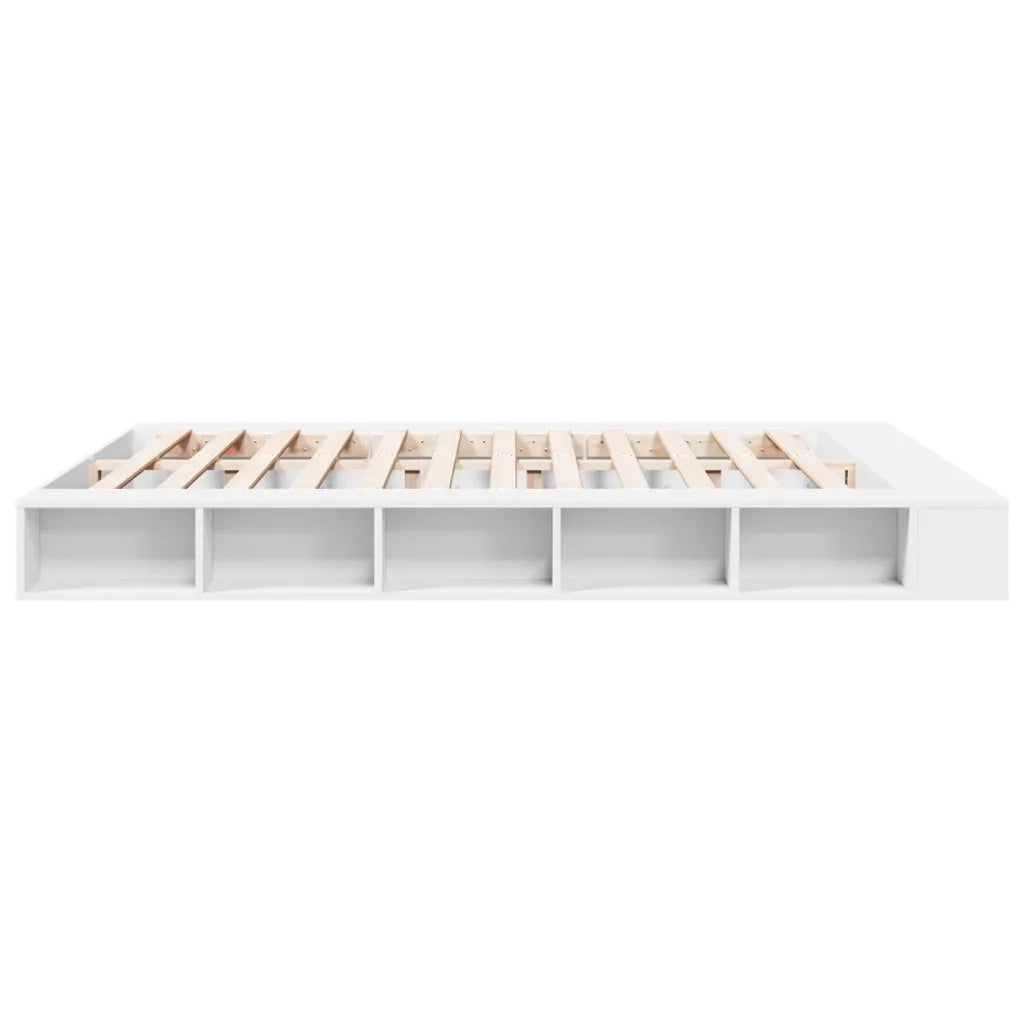 Giroletto-Struttura Letto Bianco 180x200 cm in Legno Multistrato 507799
