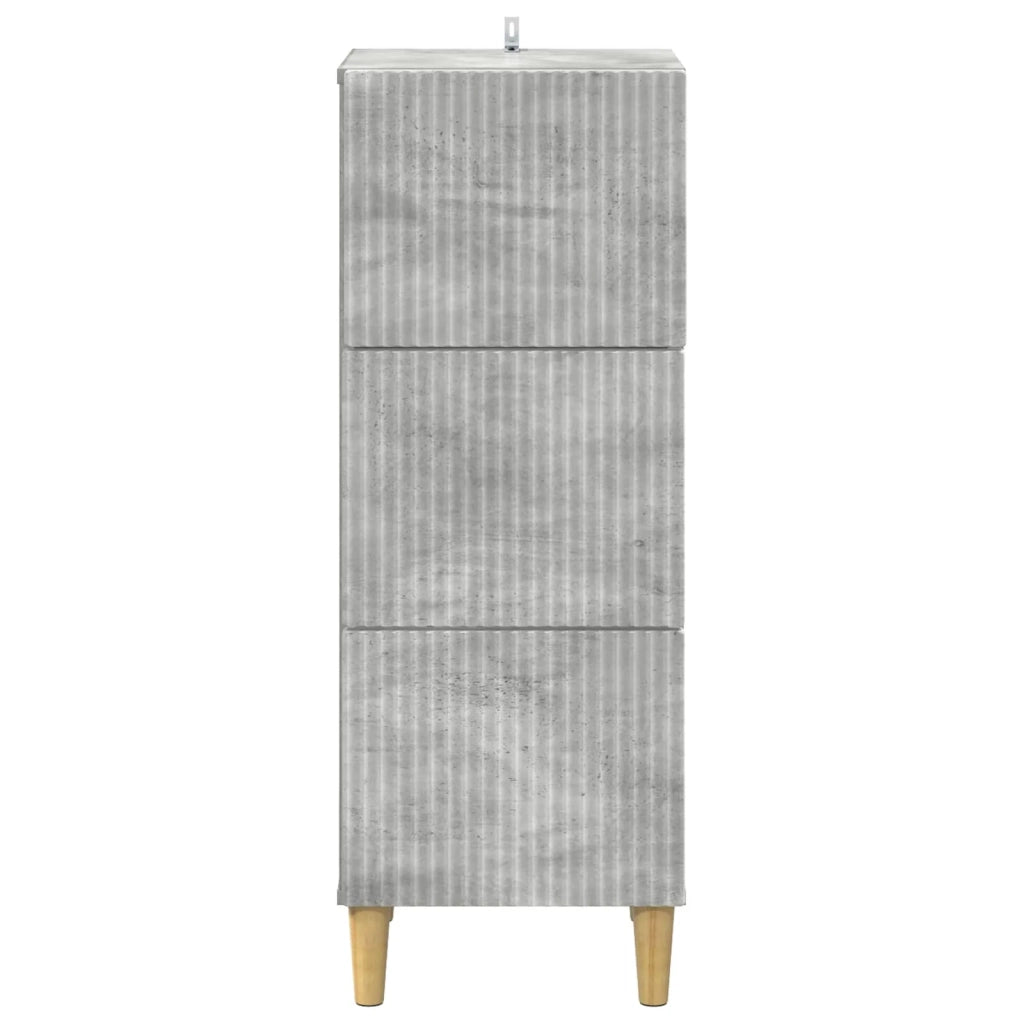 Mobile con Cassetti Grigio Cemento 33 x 34,5 x 90 cm 894618