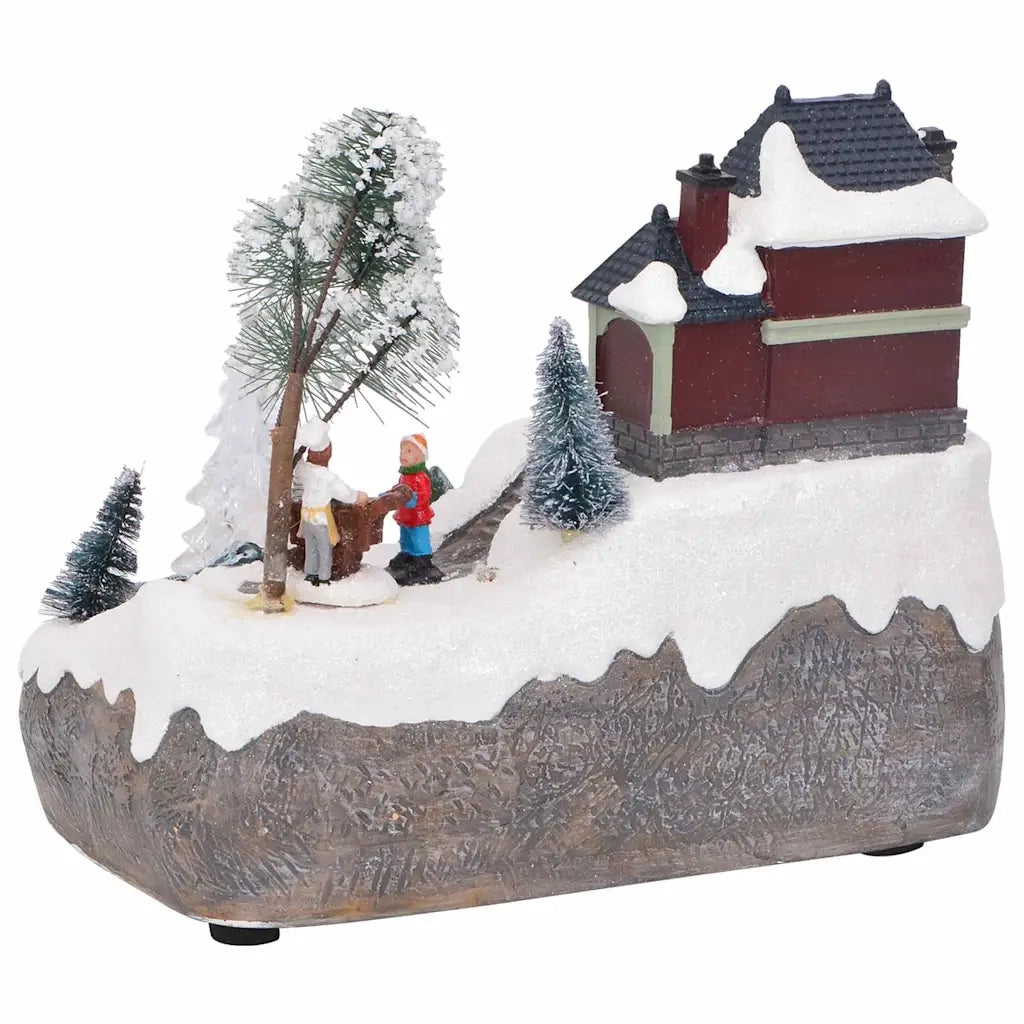 Tavolo di Natale Multicolore 23,5 x 16 x 18,5 cm Resina CFW3990213