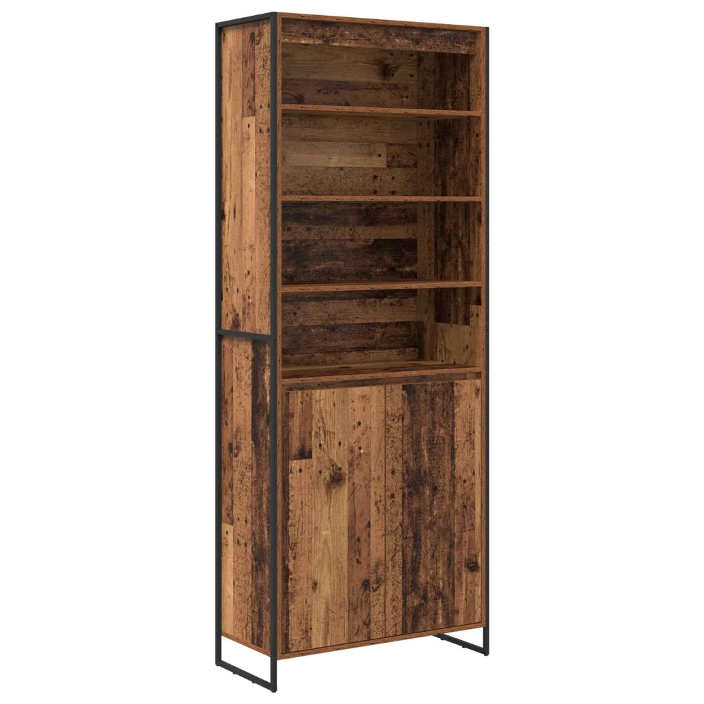 Credenza | Armadi alti Legno vecchio 79 x 36 x 200 cm Legno multistrato
