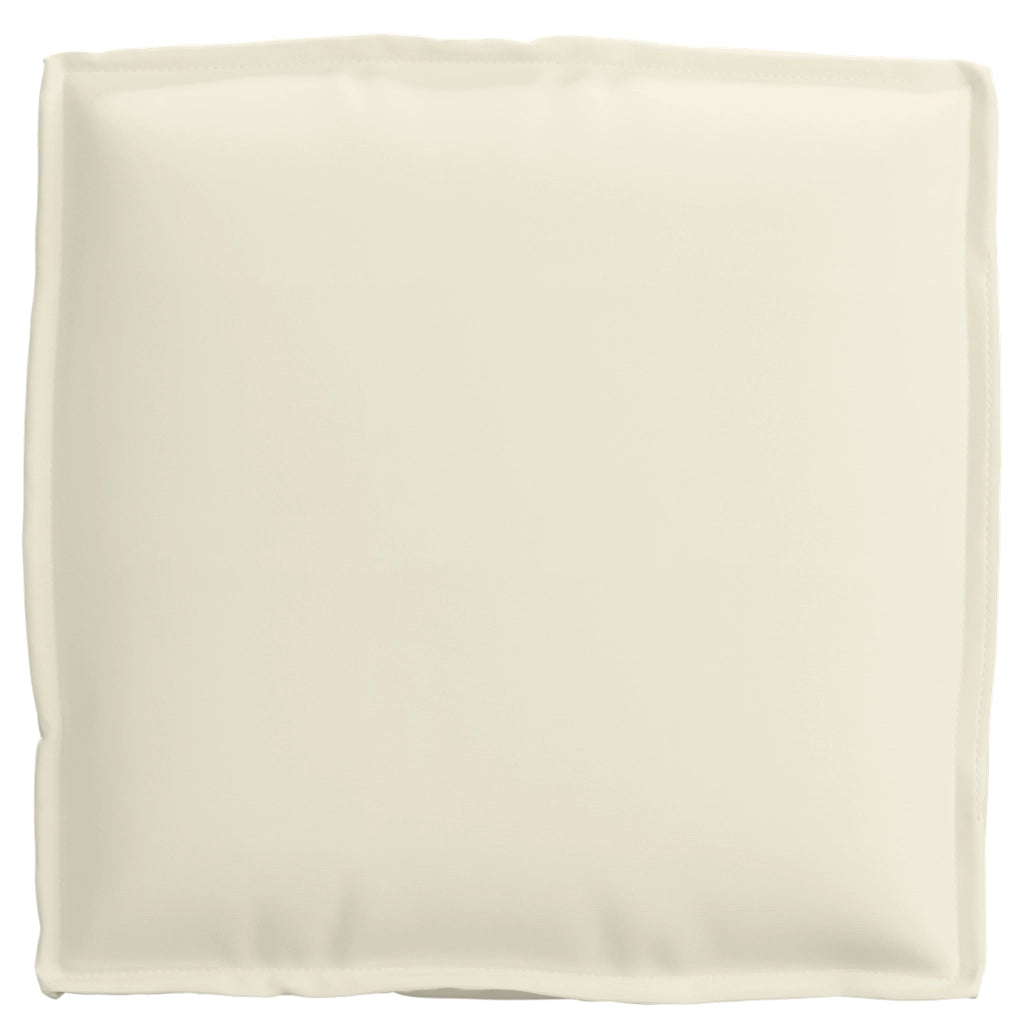 Cuscini per pallet per seduta 2 pz Panna 40x40x8 cm Tessuto Oxford