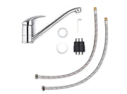 LIVARNO Home Rubinetto Monocomando per Lavabo Leva Risparmio Idrico 2 Livelli