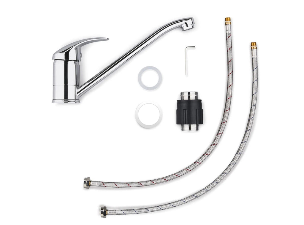 LIVARNO Home Rubinetto Monocomando per Lavabo Leva Risparmio Idrico 2 Livelli