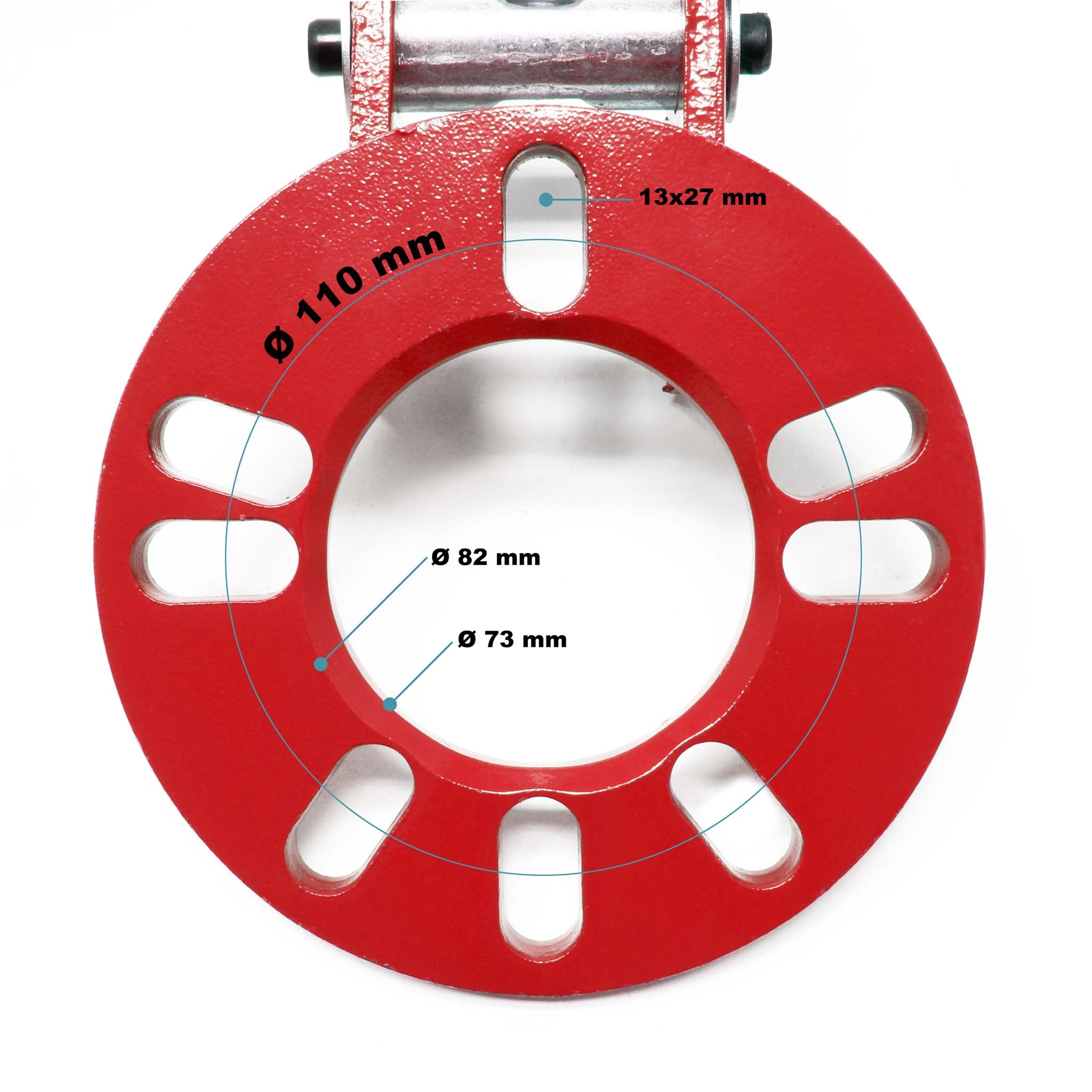 Rullo per bordatura e allargamento del parafango auto, girevole a 180°