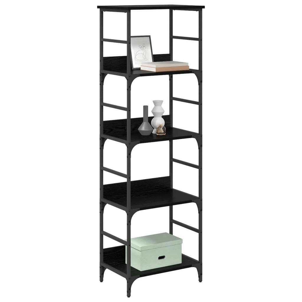 Libreria Rovere Nero 50 x 33 x 153 cm Legno multistrato 882756