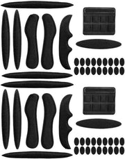 Set di cuscinetti assorbenti per calotta - 2 set di cuscini di spugna per calotta - Ideali per elmetti da bicicletta e motocicletta - Comodi e respiranti - Perfetti per mantenere la calotta asciutta